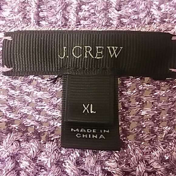 J Crew Shimmering lavender metallic top - Picture 2 of 3